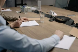 Website support plan documents being reviewed by a Sydney small business